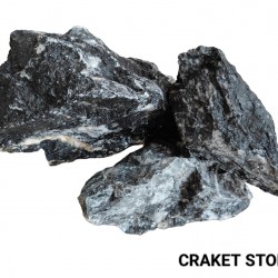 Black Cracked Stone