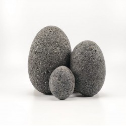 Black Lava Pepple Stone